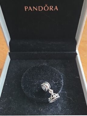 Pandora Sterling Silver My Princess Tiara Dangle Charm